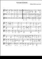 William Byrd - Tavasz-kánon - Free Downloadable Sheet Music